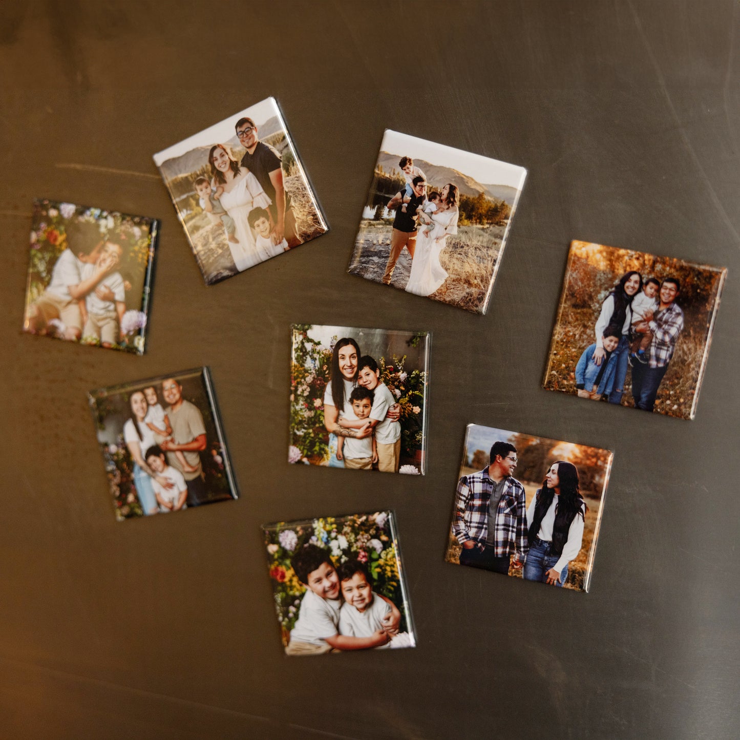 Set of 9 Custom Photo Magnets